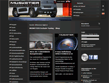 Tablet Screenshot of musketiershop.de